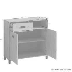 Bad Unterschränke*Pharao24 Badeschrank Viana