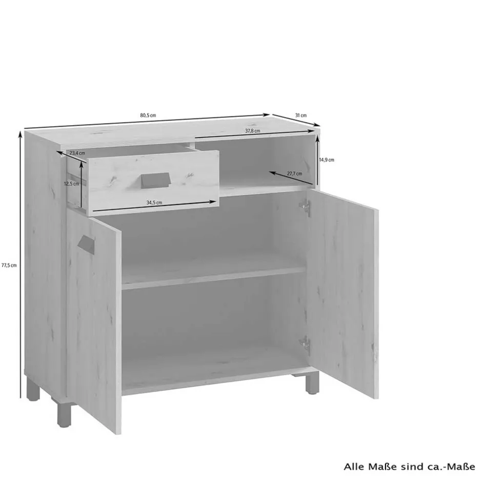 Bad Unterschränke*Pharao24 Badeschrank Viana