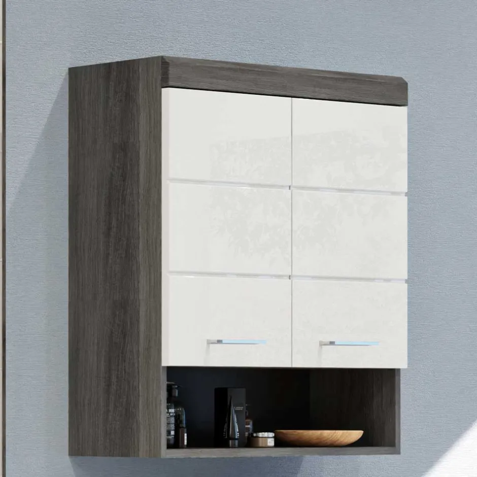 Badezimmerschränke|Bad Hängeschränke*Pharao24 Badezimmer Hängeschrank Hayoran