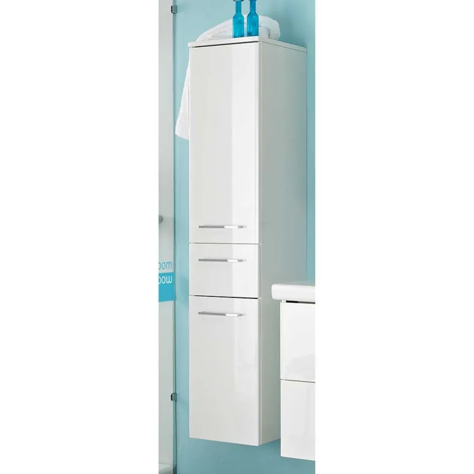 Badezimmerschränke|Bad Hängeschränke*Pharao24 Badezimmer Hochschrank Countrys