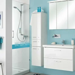Badezimmerschränke|Bad Hängeschränke*Pharao24 Badezimmer Hochschrank Countrys