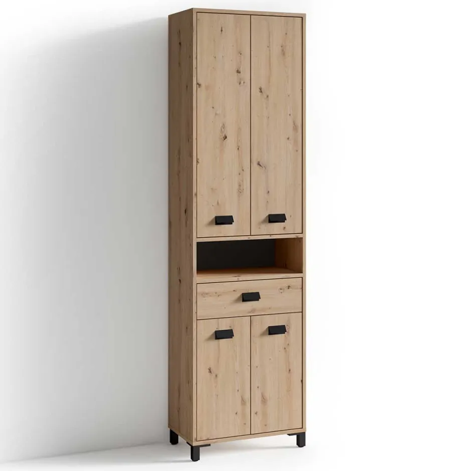 Pharao24 Badezimmer Hochschrank Peetja> Bad Hochschränke|Badezimmerschränke