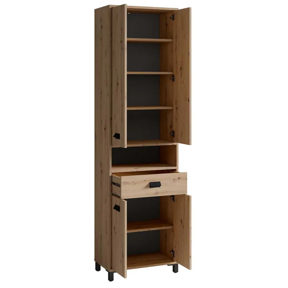 Pharao24 Badezimmer Hochschrank Peetja> Bad Hochschränke|Badezimmerschränke