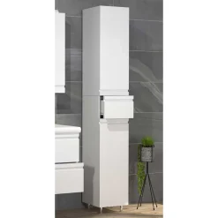 Pharao24 Badezimmer Hochschrank weiß Valtte> Bad Hochschränke