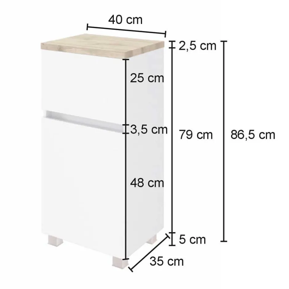 Badmöbel Sets*Pharao24 Badezimmer Komplettset Vulray