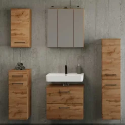 Pharao24 Badezimmer Midischrank Longos> Badezimmerschränke|Bad Hochschränke