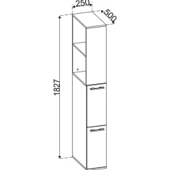 Pharao24 Badezimmer Nischenschrank Cham><noscript><img width=
