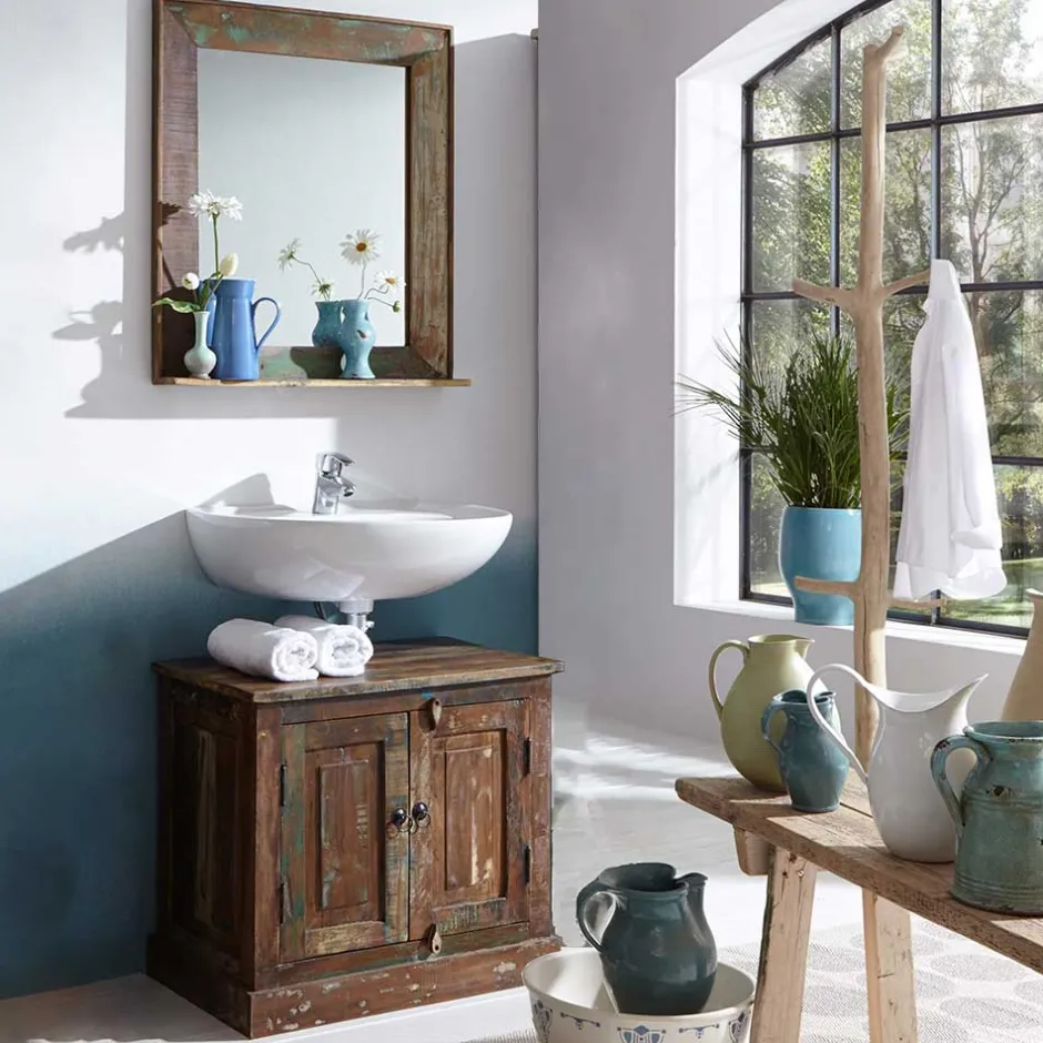 Pharao24 Badezimmer Set Woodstock> Badmöbel Sets