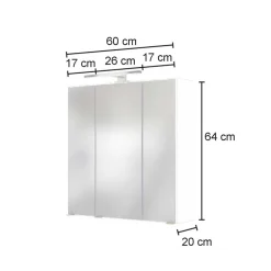 Badezimmerschränke|Spiegelschränke*Pharao24 Badezimmer Spiegelschrank Vimmos