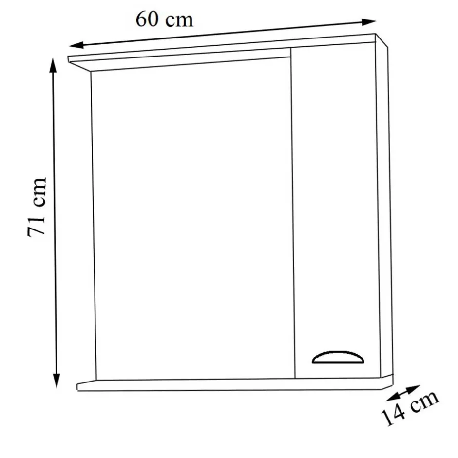 Spiegelschränke*Pharao24 Badezimmer Spiegelschrank Exmadura