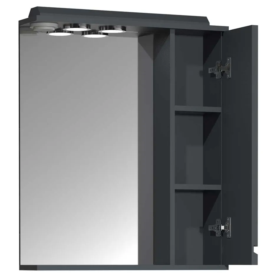 Pharao24 Badezimmer Spiegelschrank modern Fabolie> Badezimmerschränke|Spiegelschränke