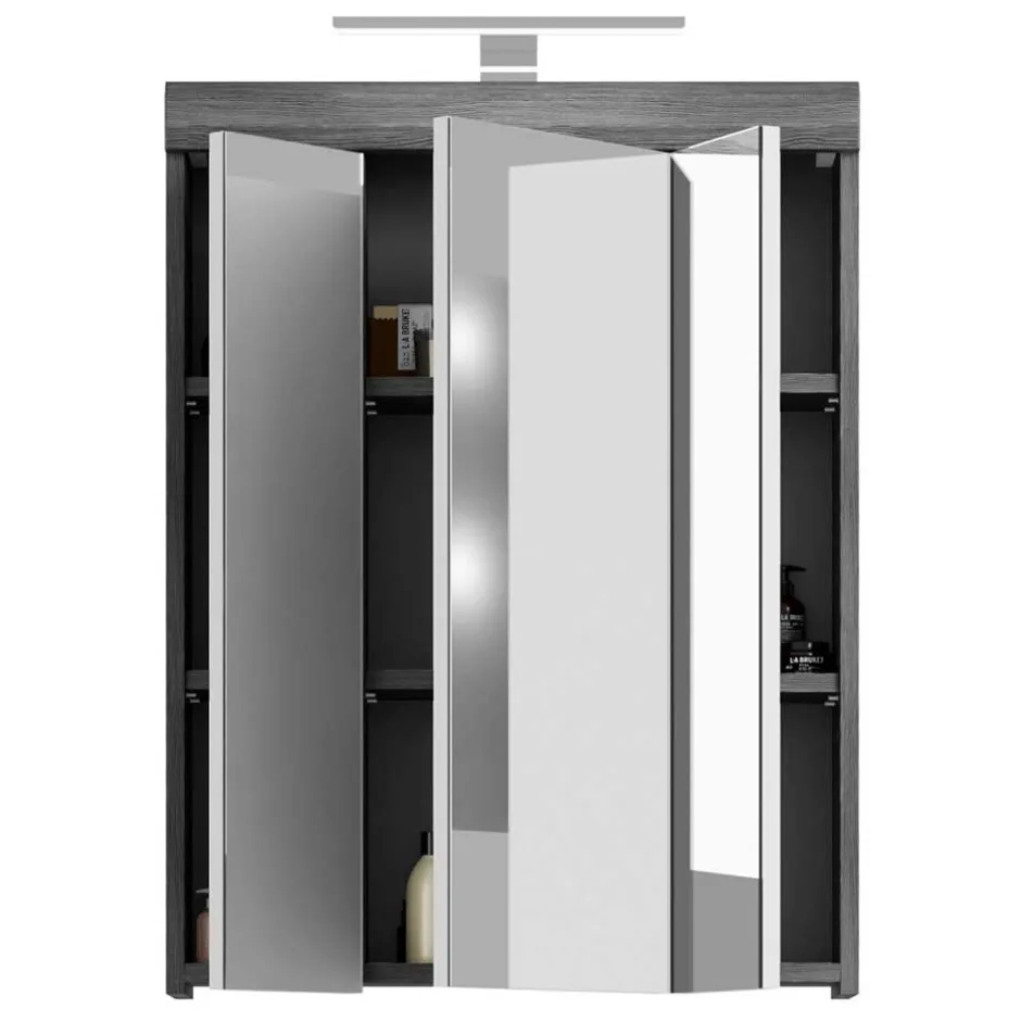 Pharao24 Badezimmer Spiegelschrank Hayoran> Badezimmerschränke|Spiegelschränke