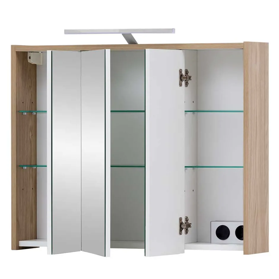 Spiegelschränke|Badezimmerschränke*Pharao24 Badezimmer Spiegelschrank Vinodoras