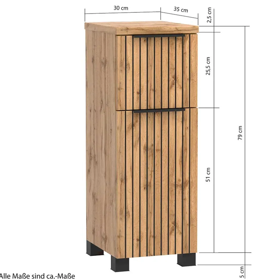 Bad Unterschränke|Badezimmerschränke*Pharao24 Badezimmer Unterschrank Cadama