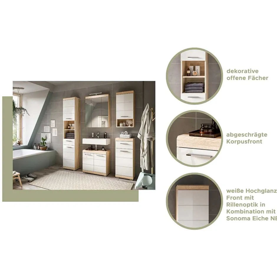 Pharao24 Badezimmer Unterschrank Kwesina> Bad Unterschränke