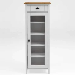 Wohnzimmerschrank|Massivholz Schränke*Pharao24 Badezimmer Vitrine Constanta