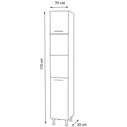 Pharao24 Badezimmerhochschrank weiß Pididos><noscript><img width=