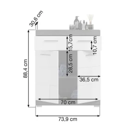 Pharao24 Badezimmerkommode Hayoran><noscript><img width=