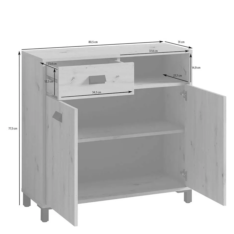 Badezimmerschränke|Bad Unterschränke*Pharao24 Badezimmerkommode Peetja