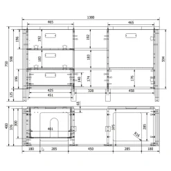 Pharao24 Badezimmermöbelset Verjan><noscript><img width=