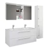 Pharao24 Badezimmermöbelset weiß Dango> Badmöbel Sets