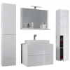 Badmöbel Sets*Pharao24 Badezimmermöbelset weiß modern Lorencia