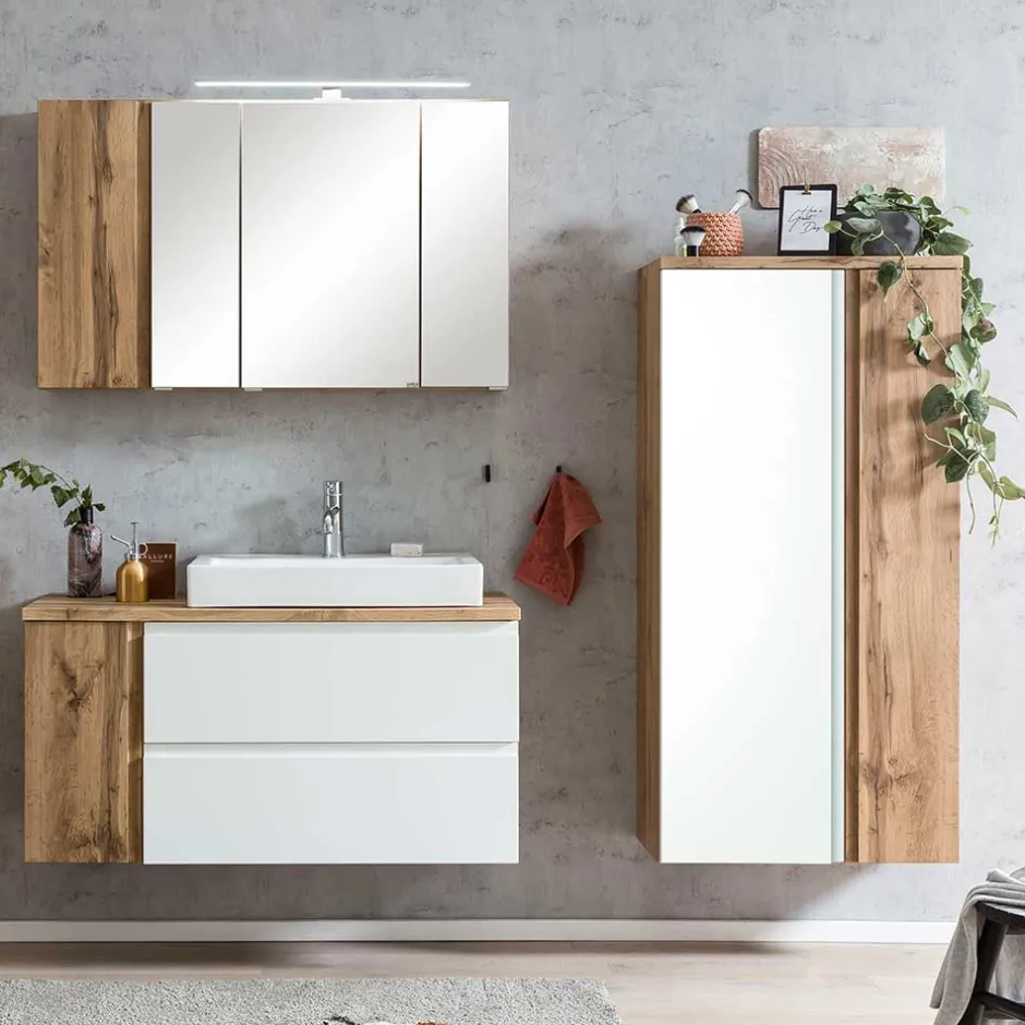 Bad Hochschränke*Pharao24 Badezimmermidischrank Lactona