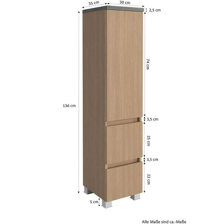 Pharao24 Badezimmermidischrank Mino> Bad Hochschränke