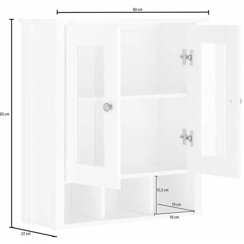 Pharao24 Badezimmerschrank hängend Muncina> Bad Hängeschränke
