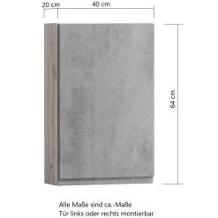 Pharao24 Badezimmerschrank hängend Lactona><noscript><img width=