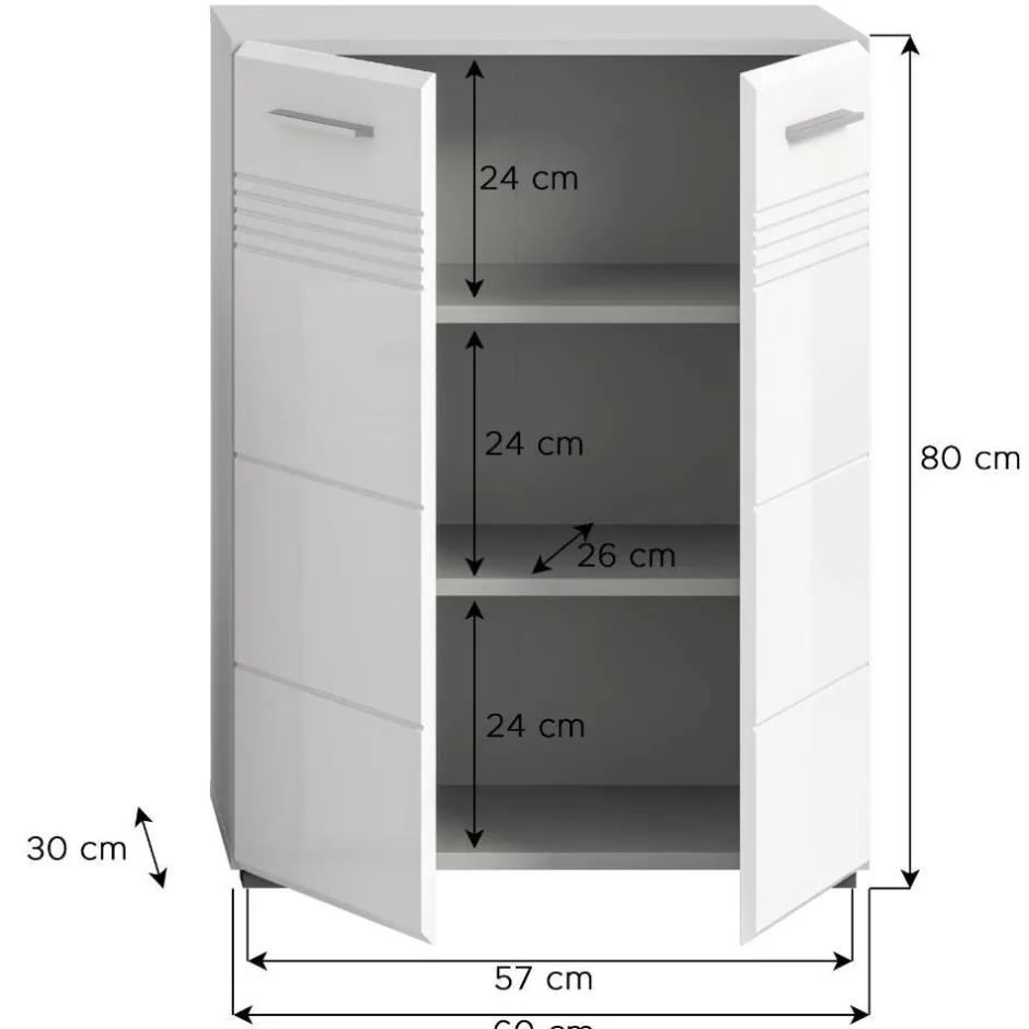 Pharao24 Badezimmerschrank Ladidas> Bad Unterschränke