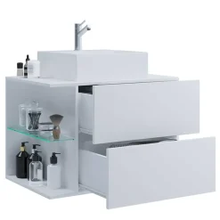 Waschbeckenunterschränke|Bad Unterschränke*Pharao24 Badezimmerschrank mit Becken Pseidoca