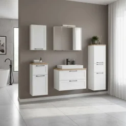 Badmöbel Sets*Pharao24 Badezimmerschränke hängend Matss