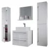 Badmöbel Sets*Pharao24 Badezimmerset weiß Selami