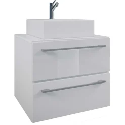 Badmöbel Sets*Pharao24 Badezimmerset weiß Selami