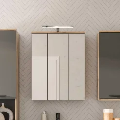 Badezimmerschränke|Spiegelschränke*Pharao24 Badezimmerspiegelschrank Faneno