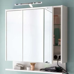 Pharao24 Badezimmerspiegelschrank Gannicera> Spiegelschränke|Badezimmerschränke