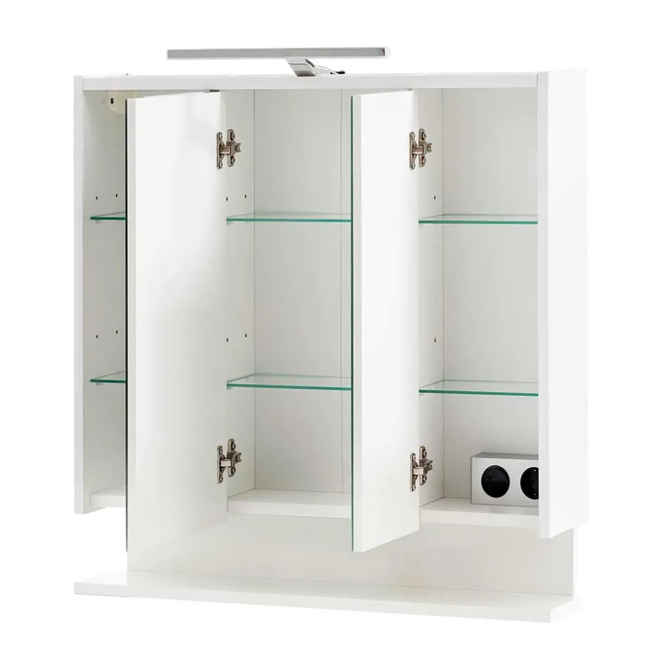 Pharao24 Badezimmerspiegelschrank Gannicera> Spiegelschränke|Badezimmerschränke