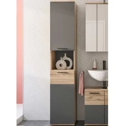 Badezimmerschränke|Bad Hochschränke*Pharao24 Badhochschrank Faneno