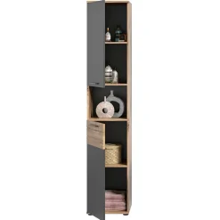 Badezimmerschränke|Bad Hochschränke*Pharao24 Badhochschrank Faneno