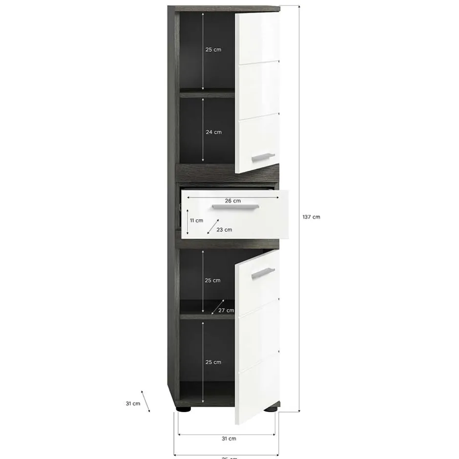 Pharao24 Badhochschrank Servi> Bad Hochschränke