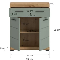 Bad Unterschränke*Pharao24 Badkommode Martinez