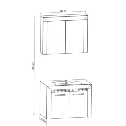 Badmöbel Sets*Pharao24 Badmöbel Culios