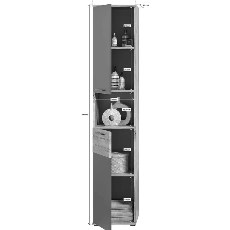 Pharao24 Badmöbel Faneno> Badmöbel Sets