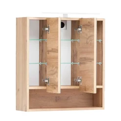 Badmöbel Sets*Pharao24 Badmöbel Holzoptik Vressa