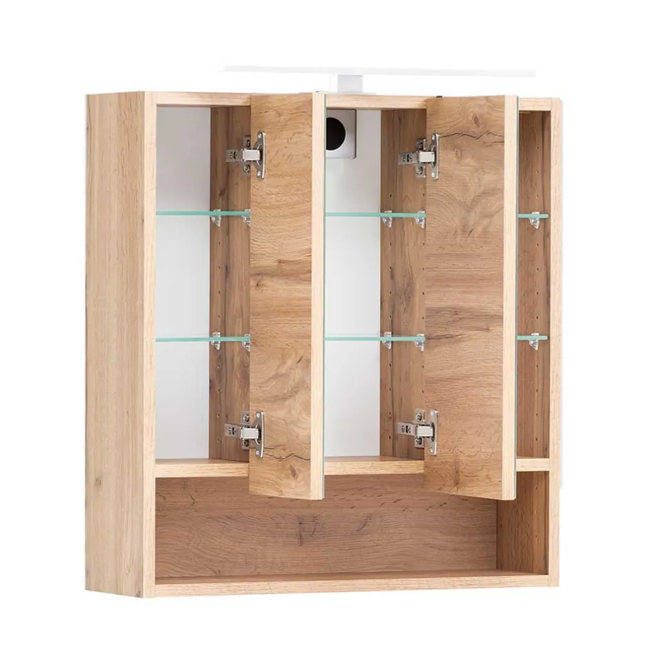 Badmöbel Sets*Pharao24 Badmöbel Holzoptik Vressa