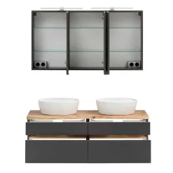 Pharao24 Badmöbel mit 2 Becken Pegruan><noscript><img width=