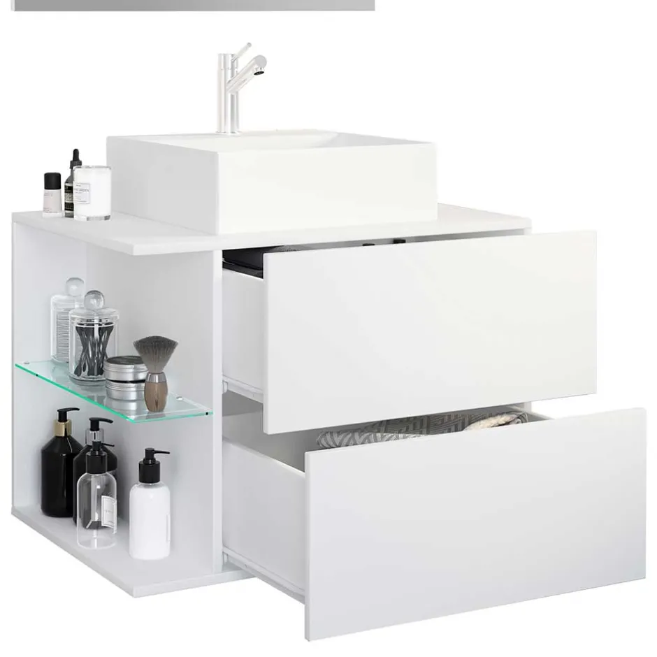 Pharao24 Badmöbel mit Becken Pseidoca> Badmöbel Sets