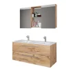 Pharao24 Badmöbel mit Spiegelschrank Lasina> Badmöbel Sets