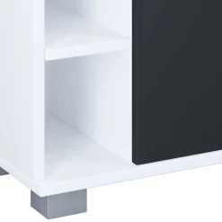 Badmöbel Sets*Pharao24 Badmöbel schwarz weiß Panales